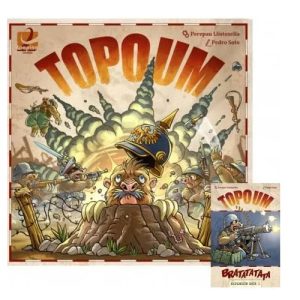 Topoum + Bratatata juego de mesa
