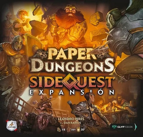 Paper dungeons sidequest expansion juego de mesa