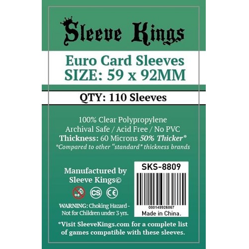 Fundas Sleeve Kings Euro 59 x 92