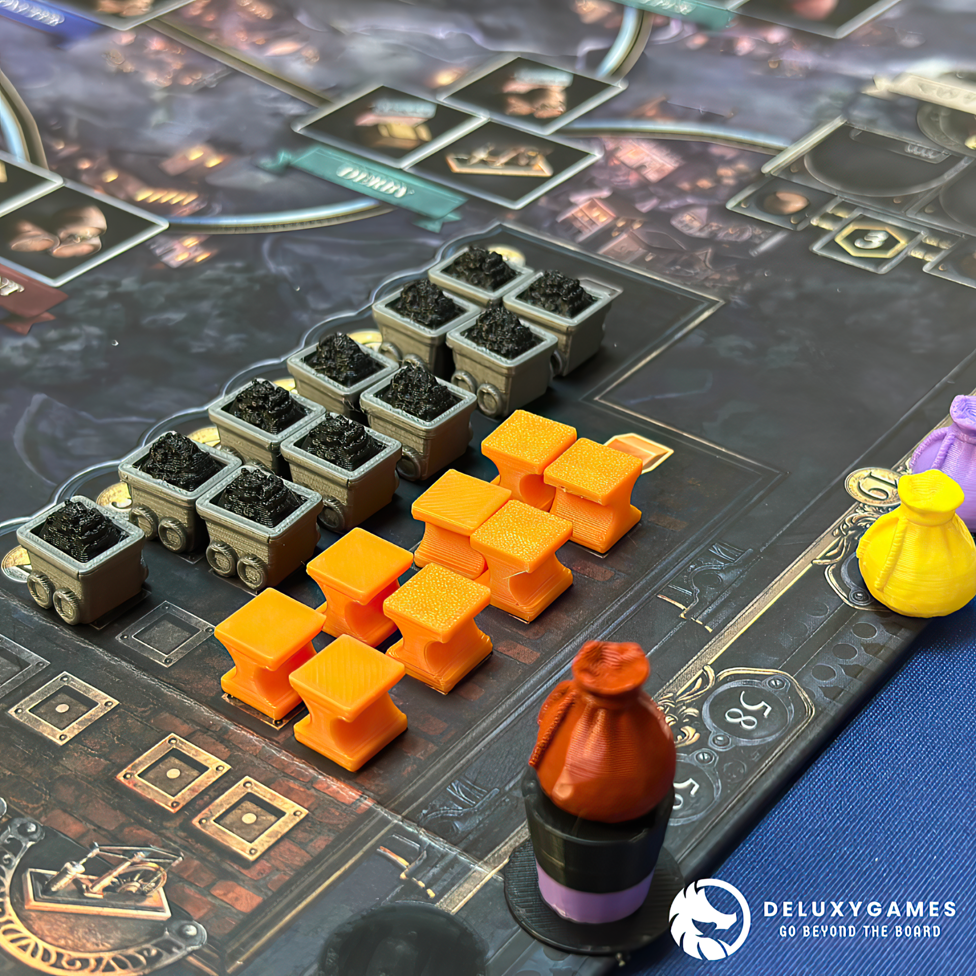 Brass Birmingham Tokens y Marcadores Premium – Juegos de Mesa Rampi Games