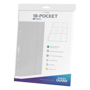 Ultimate Guard 18-Pocket Pages Side-Loading Blanco (10)