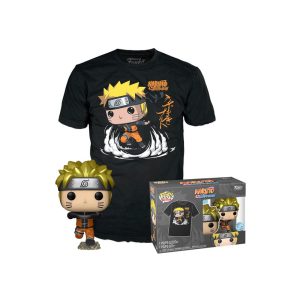 Funko Pop Tees Naruto Shippuden + Camiseta M Special Edition Metalizado 727