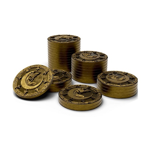 Lands of Evershade Metal coins